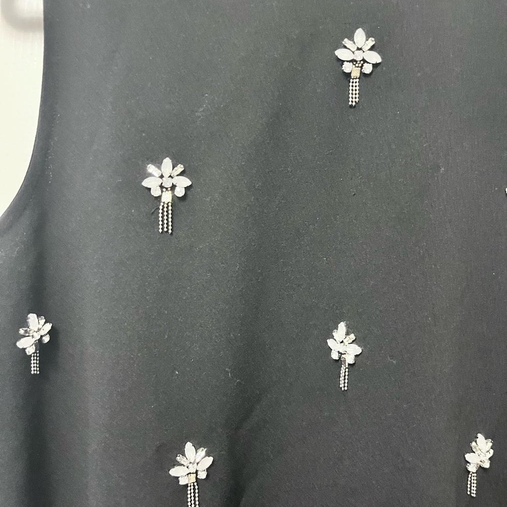 ✨ Ann Taylor Jeweled Shell Blouse - Picture 4 of 12